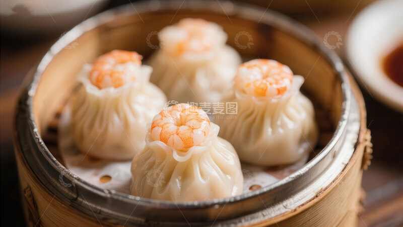 高清大图下载【趣麦麦图】虾饺 透亮 传统 