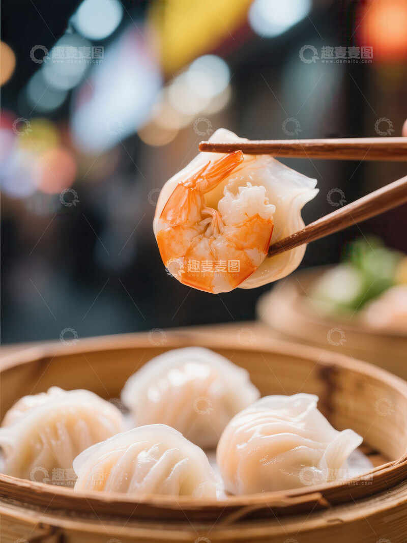 高清大图下载【趣麦麦图】虾饺 透亮 文化