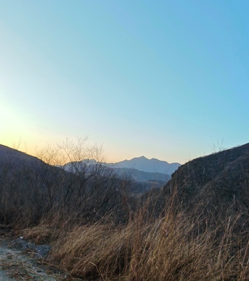 山间黄昏风光摄影