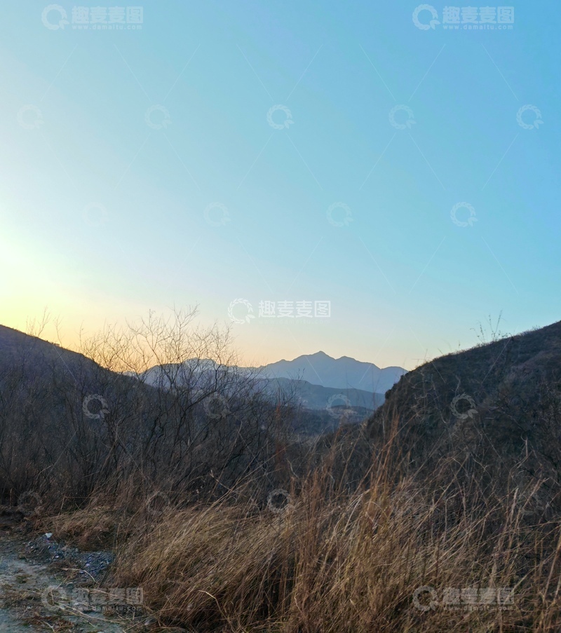 高清大图下载【趣麦麦图】山间黄昏风光摄影