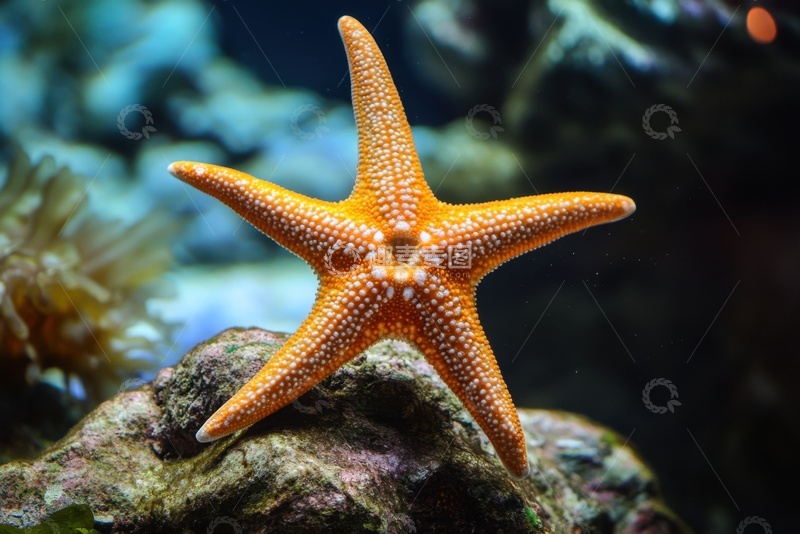 高清大图下载【趣麦麦图】-大海里的一只海星