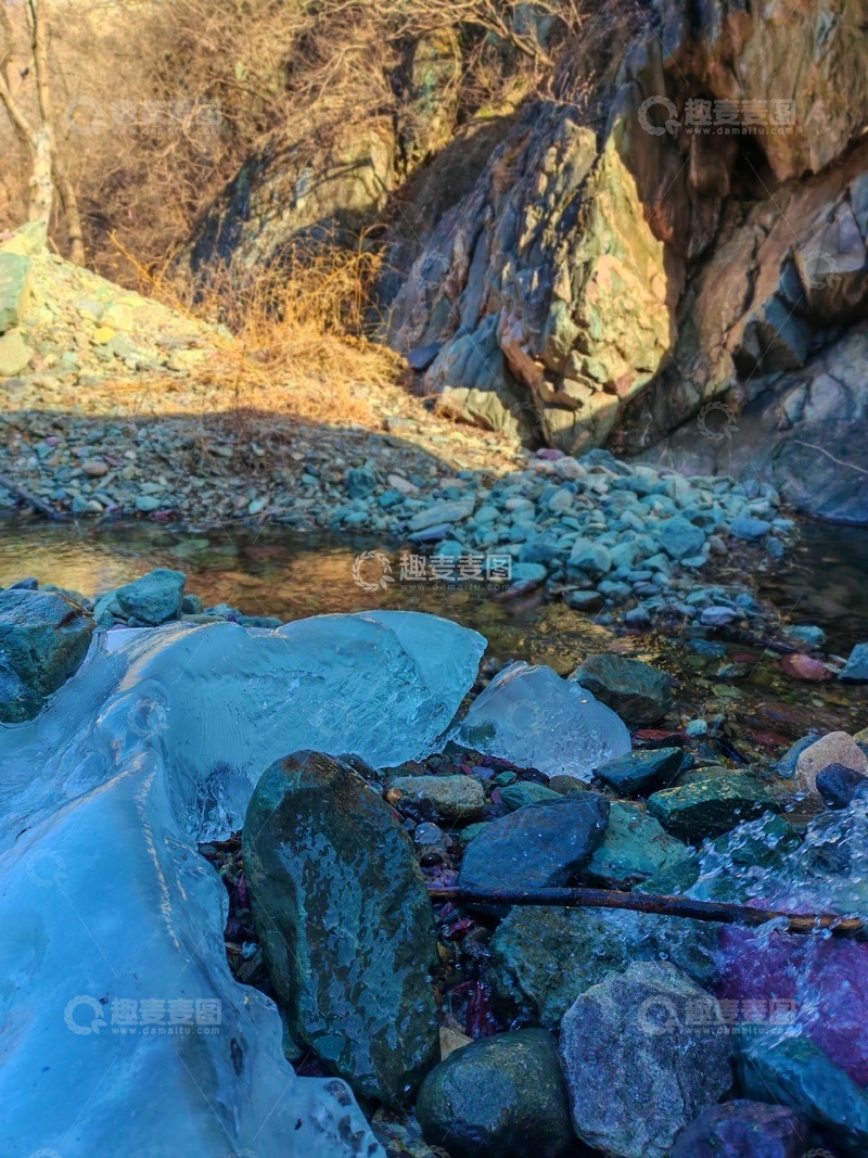 高清大图下载【趣麦麦图】山涧溪流石韵风景