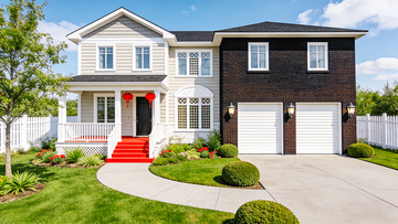 现代别墅外观风光摄影建筑物住宅图片