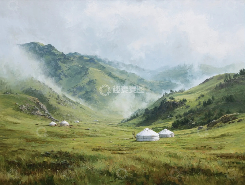 高清大图下载【趣麦麦图】美丽的大草原