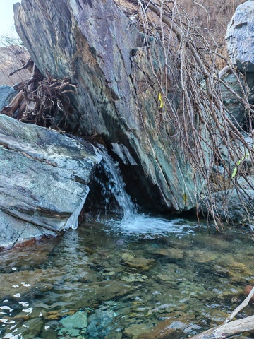 山涧小溪岩石流水自然景观