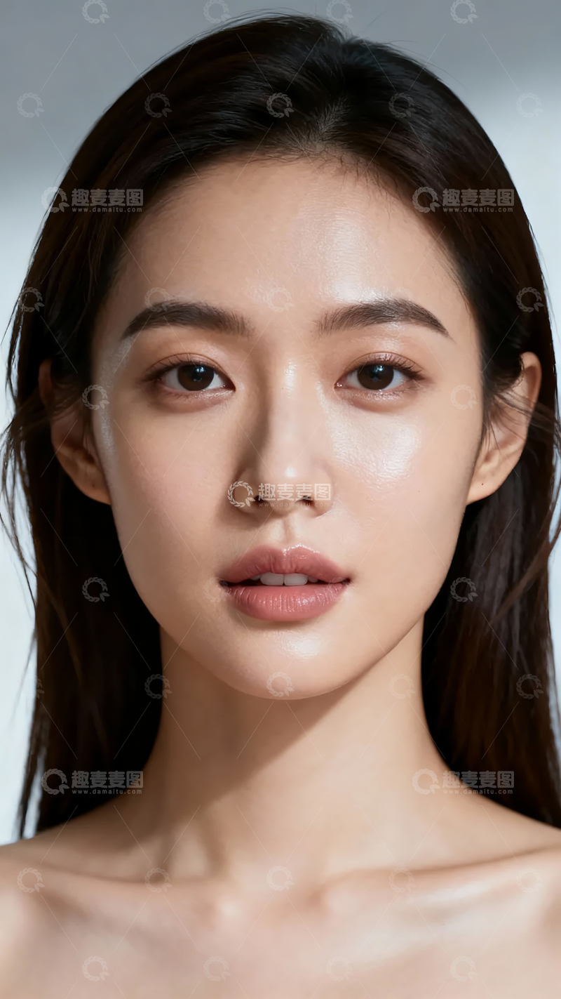 源文件下载【趣麦麦图】氧气美女头像摄影3