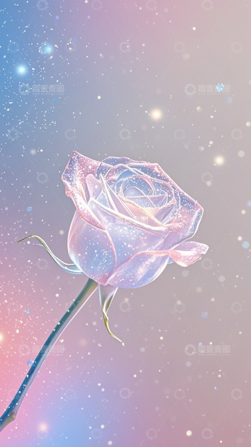 高清大图下载【趣麦麦图】星尘玫瑰梦幻浪漫2