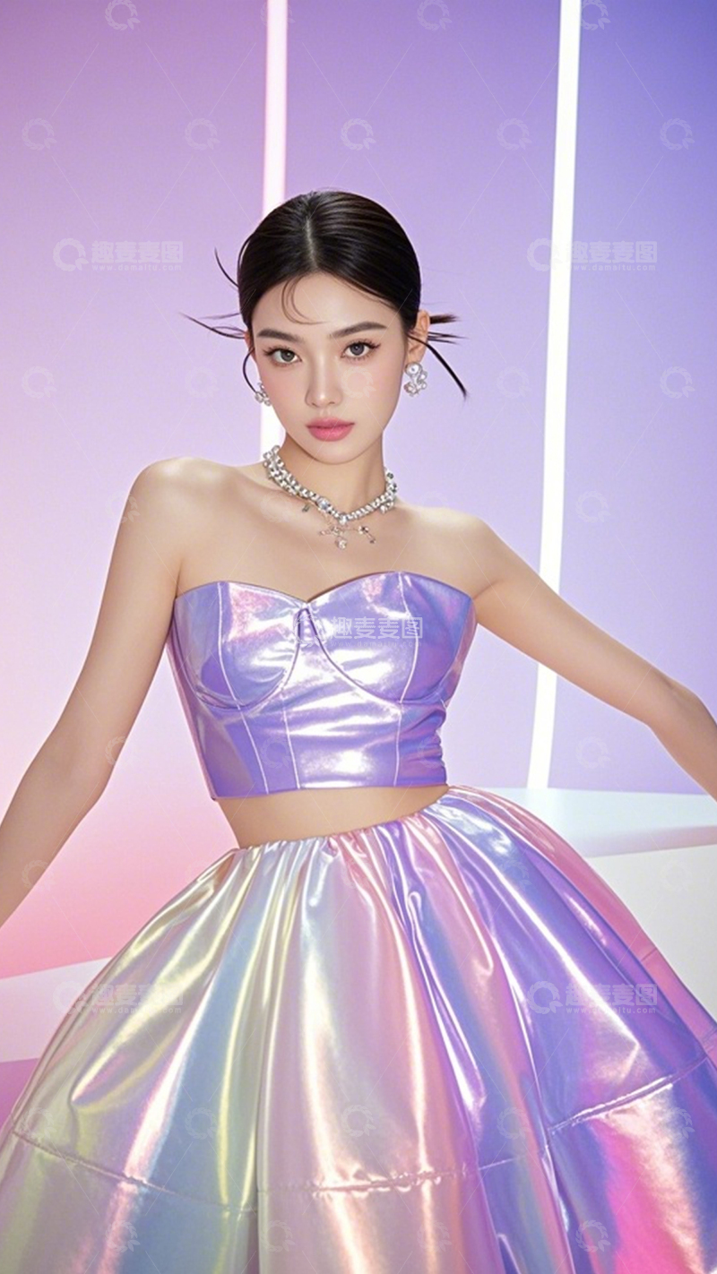 高清大图下载【趣麦麦图】幻彩裙装柔美时尚2