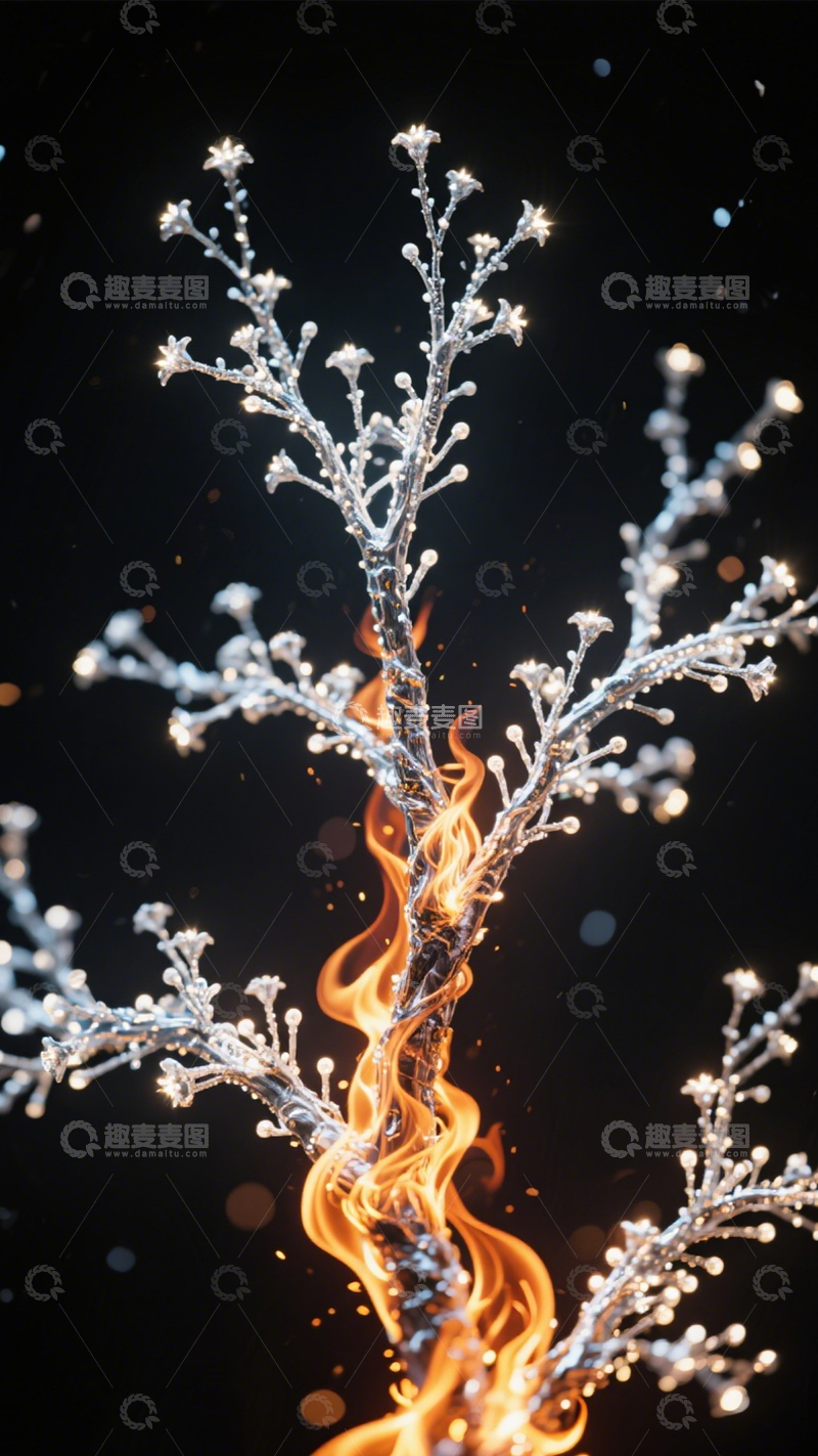 高清大图下载【趣麦麦图】焰银树影华丽奇幻3