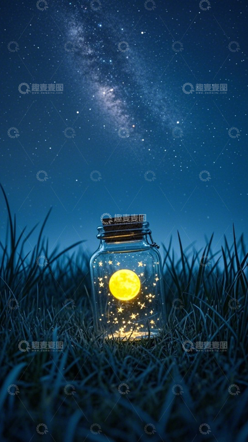 高清大图下载【趣麦麦图】瓶中星月童话治愈2