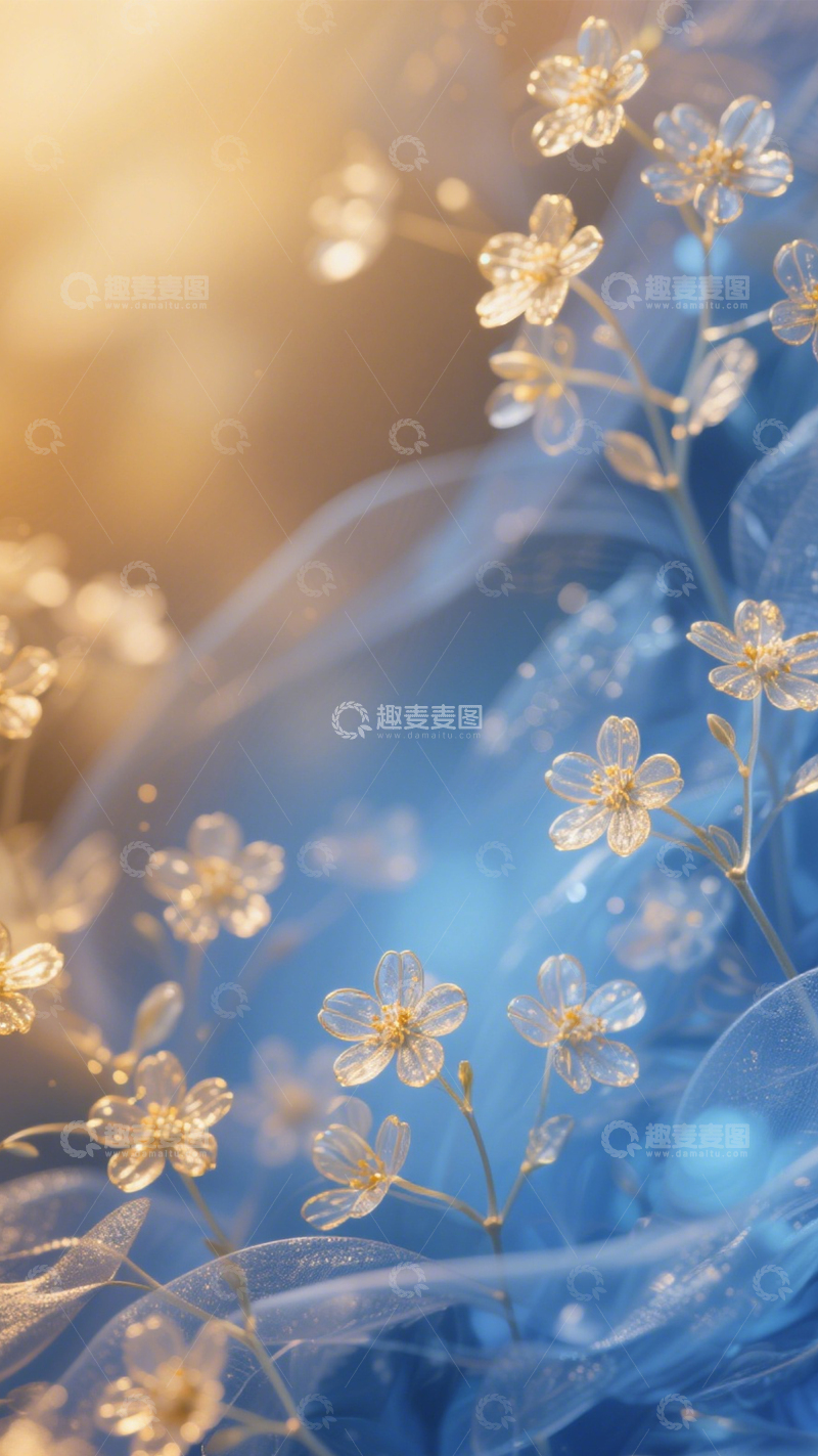 高清大图下载【趣麦麦图】琉璃花束华丽梦幻3