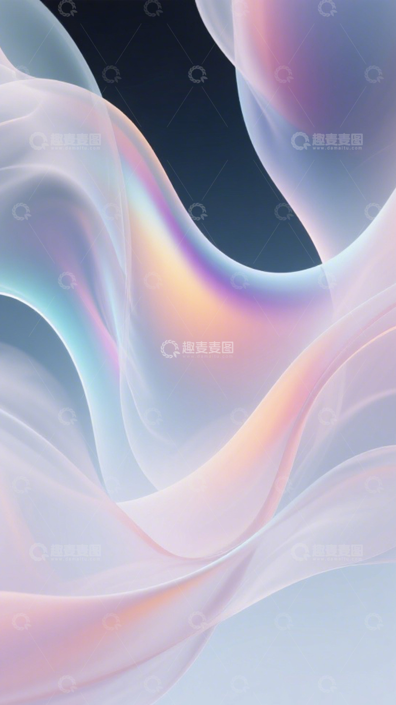 高清大图下载【趣麦麦图】幻彩柔波梦幻高级