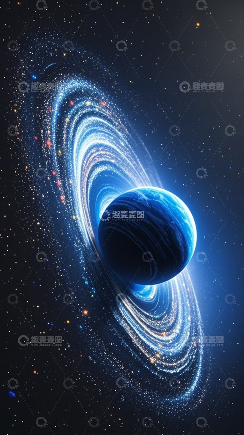 高清大图下载【趣麦麦图】星际蓝星科幻梦幻2