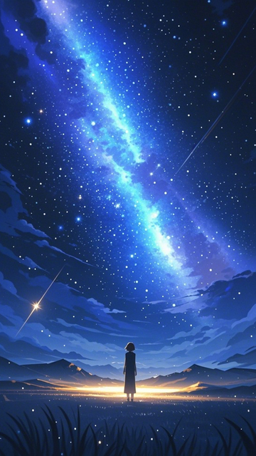 星夜少女童话唯美