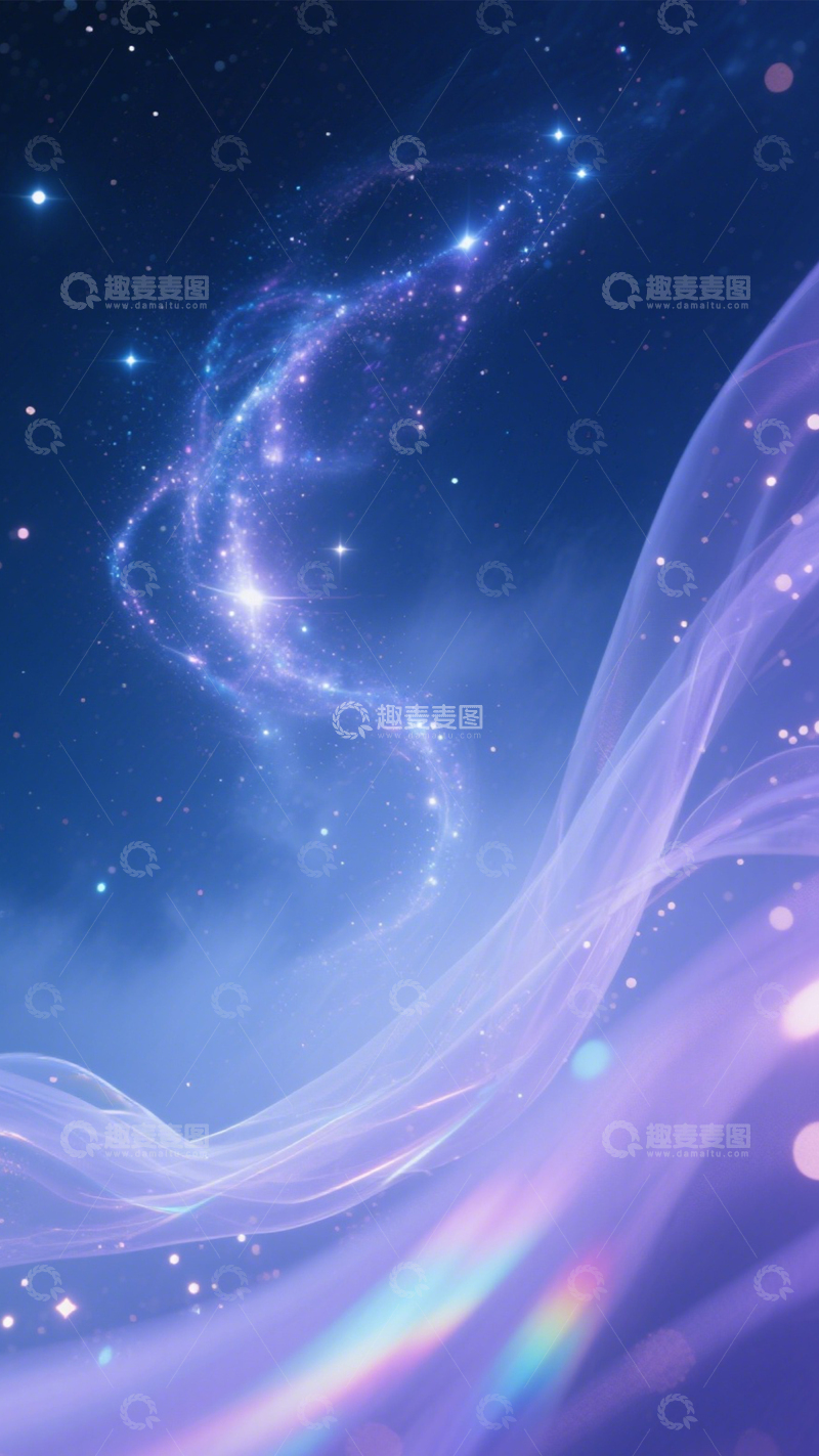 高清大图下载【趣麦麦图】星纱星云梦幻浪漫1