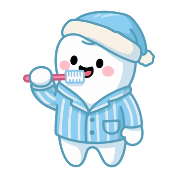 可爱小牙医卡通插画素材