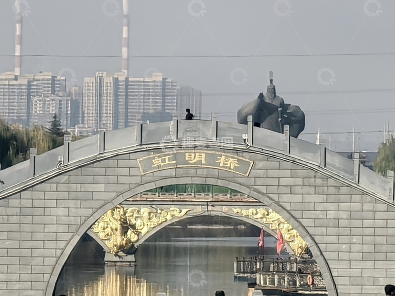 高清大图下载【趣麦麦图】-城市古风桥梁建筑风景