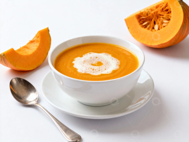 高清大图下载【趣麦麦图】南瓜汤美食摄影