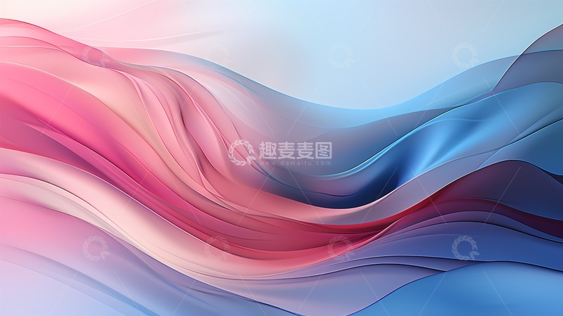 高清大图下载【趣麦麦图】流动渐变艺术壁纸