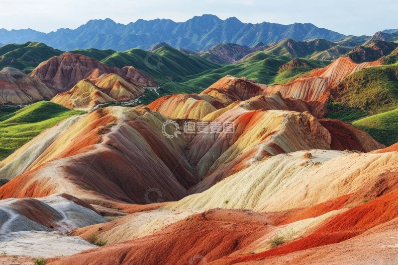 高清大图下载【趣麦麦图】连绵起伏的山丘高坡