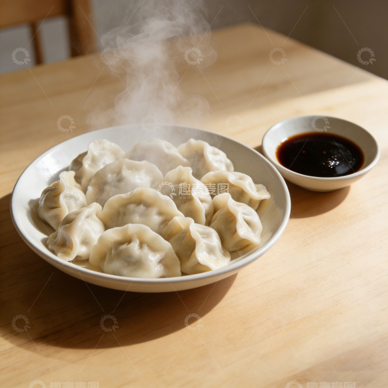 高清大图下载【趣麦麦图】冬至饺子摄影