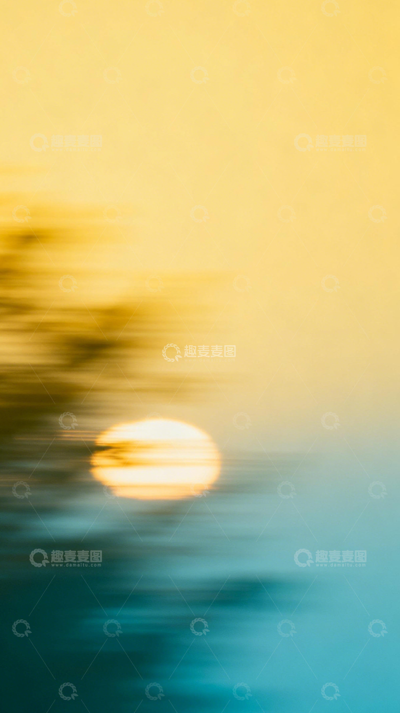 高清大图下载【趣麦麦图】黄青柔影柔和治愈