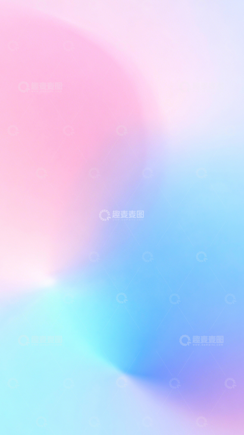 高清大图下载【趣麦麦图】粉蓝幻雾清新梦幻2