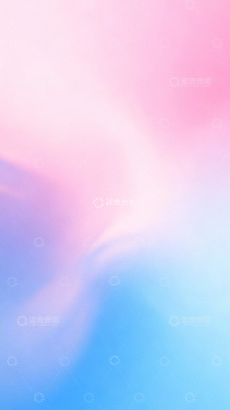 高清大图下载【趣麦麦图】粉蓝幻雾清新梦幻