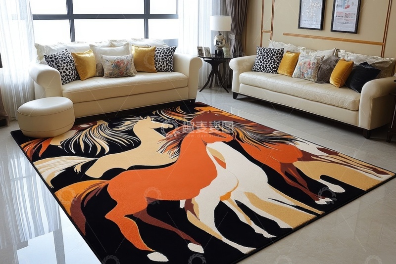 高清大图下载【趣麦麦图】室内沙发毛毯景色