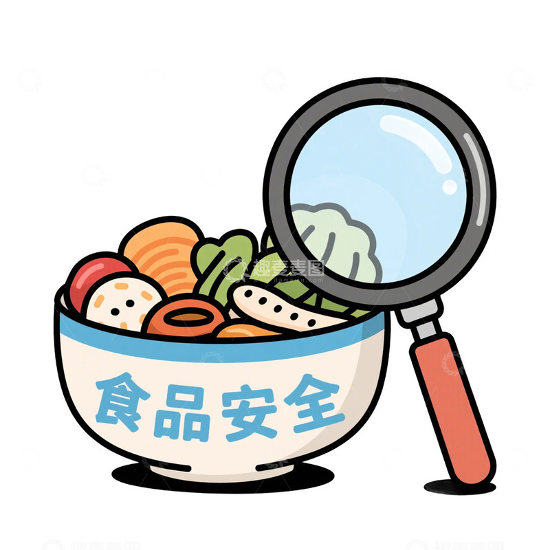 高清大图下载【趣麦麦图】健康食品饮食安全免抠元素