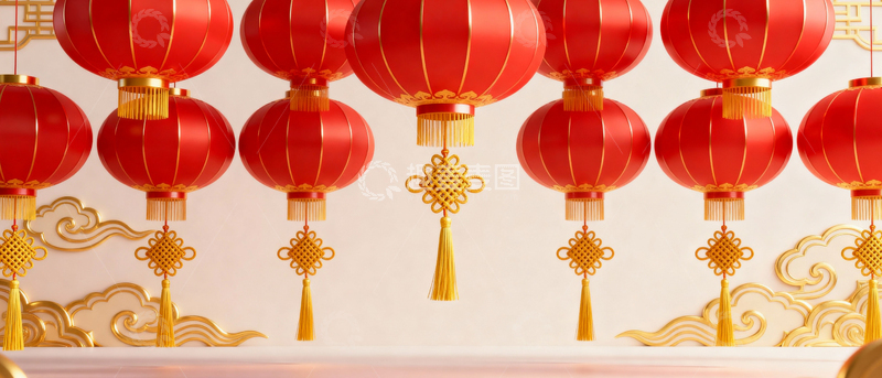 高清大图下载【趣麦麦图】新年元旦春节背景_宽屏092