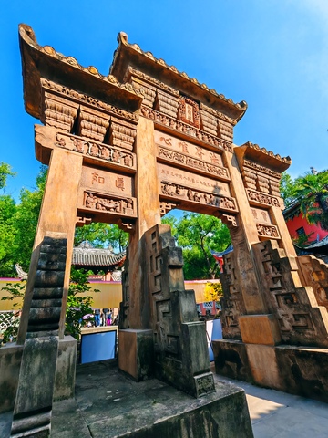 古牌坊中式建筑风光