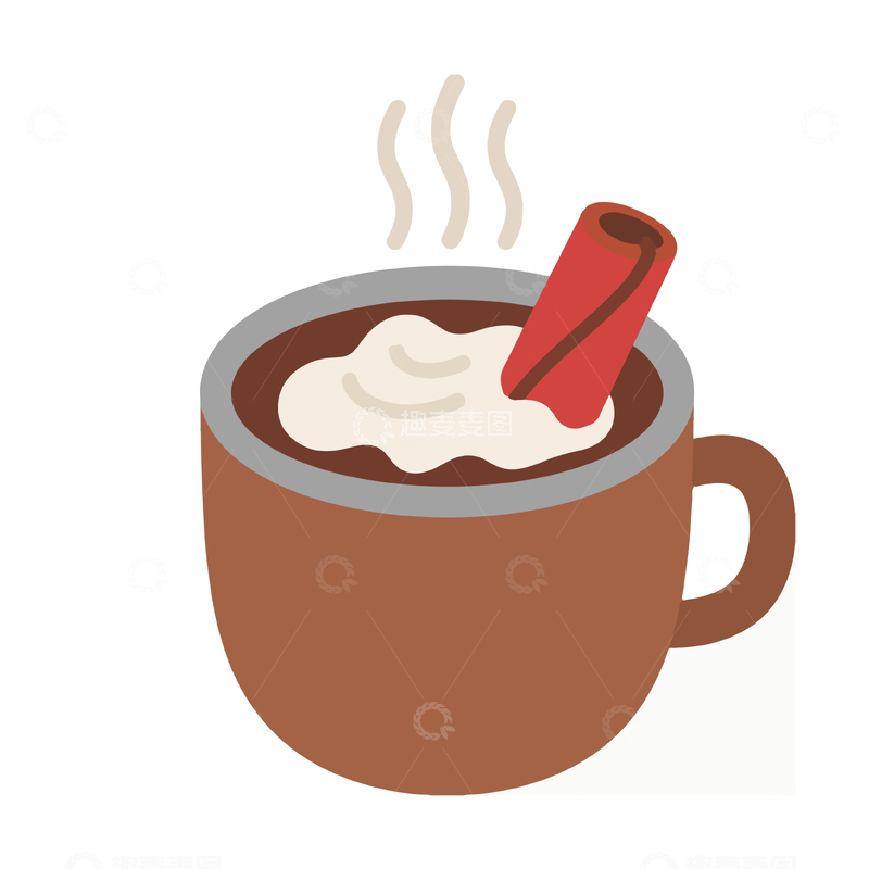 源文件下载【趣麦麦图】卡通热饮插画设计素材