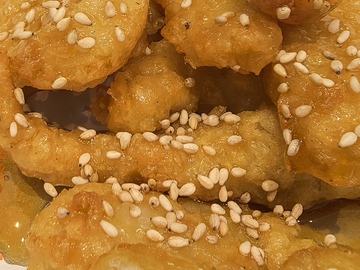 芝麻饼干特写美食摄影