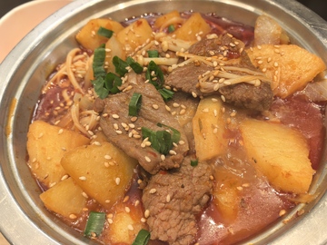 韩式香辣牛肉炖