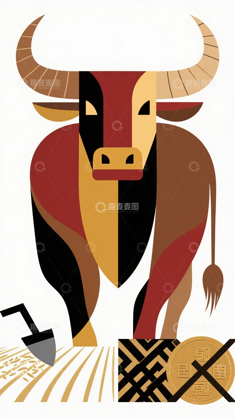 高清大图下载【趣麦麦图】生肖系列海报019