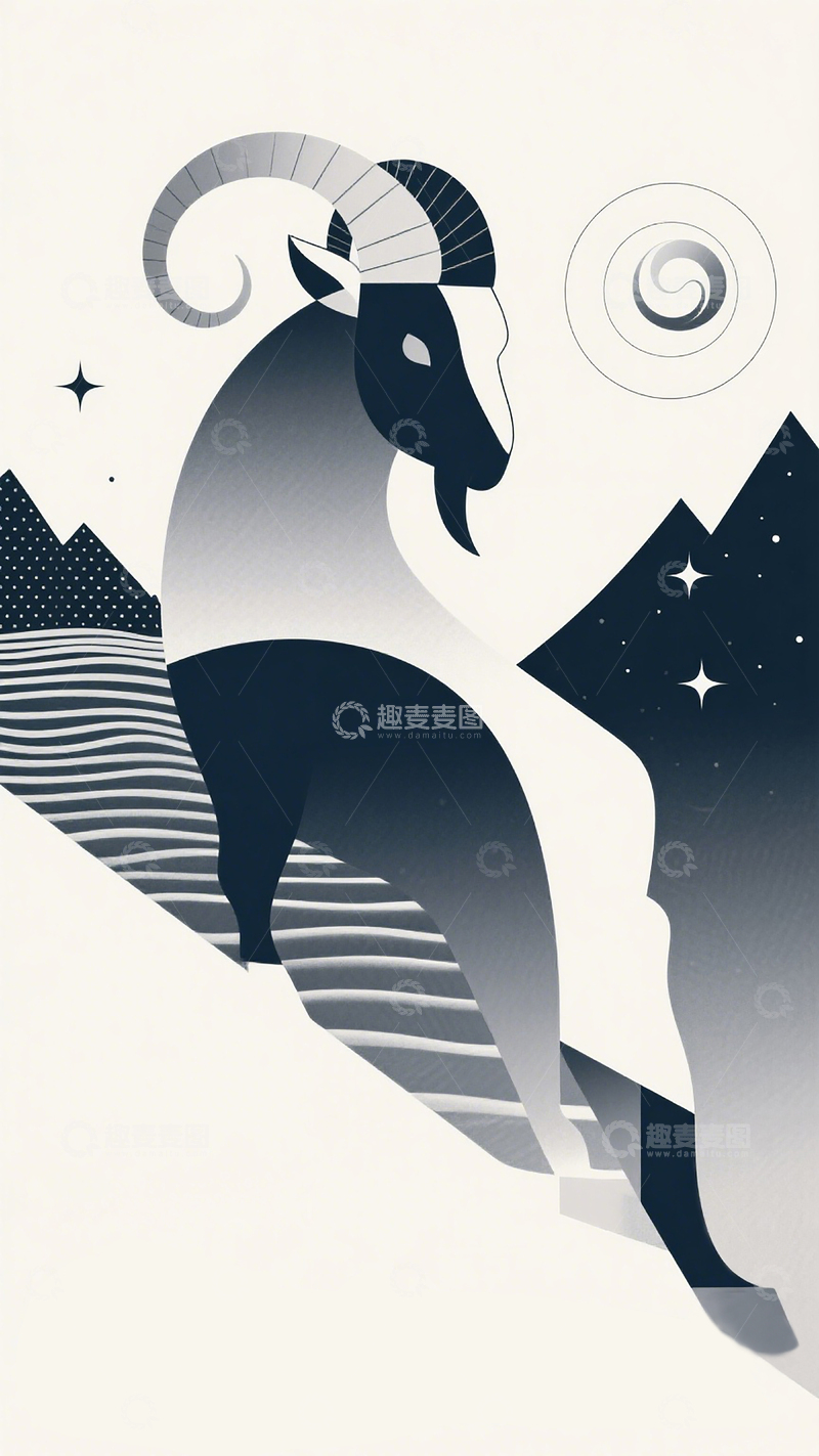 高清大图下载【趣麦麦图】生肖系列海报001