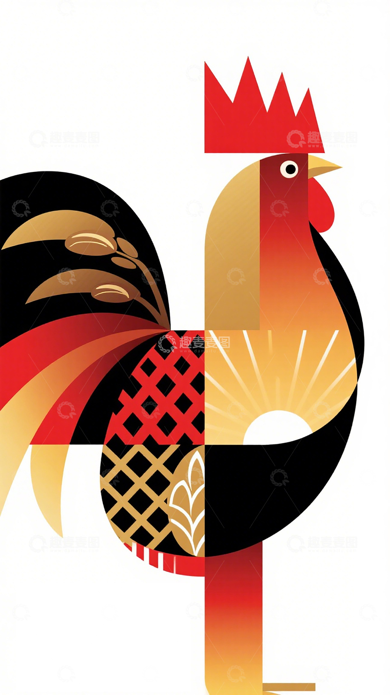 高清大图下载【趣麦麦图】生肖系列海报017