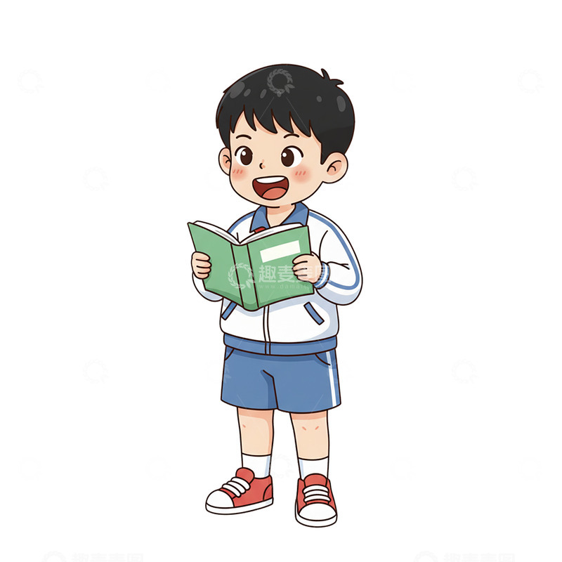 高清大图下载【趣麦麦图】卡通小学生162