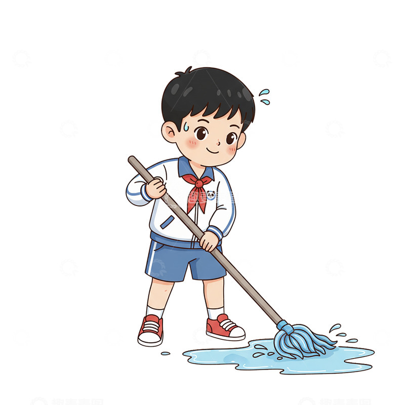 高清大图下载【趣麦麦图】-卡通小学生19