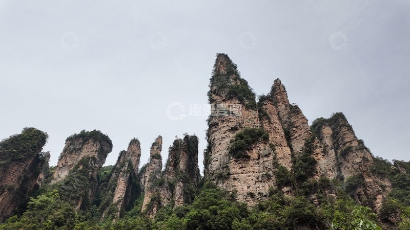 高清大图下载【趣麦麦图】张家界奇峰怪石风光