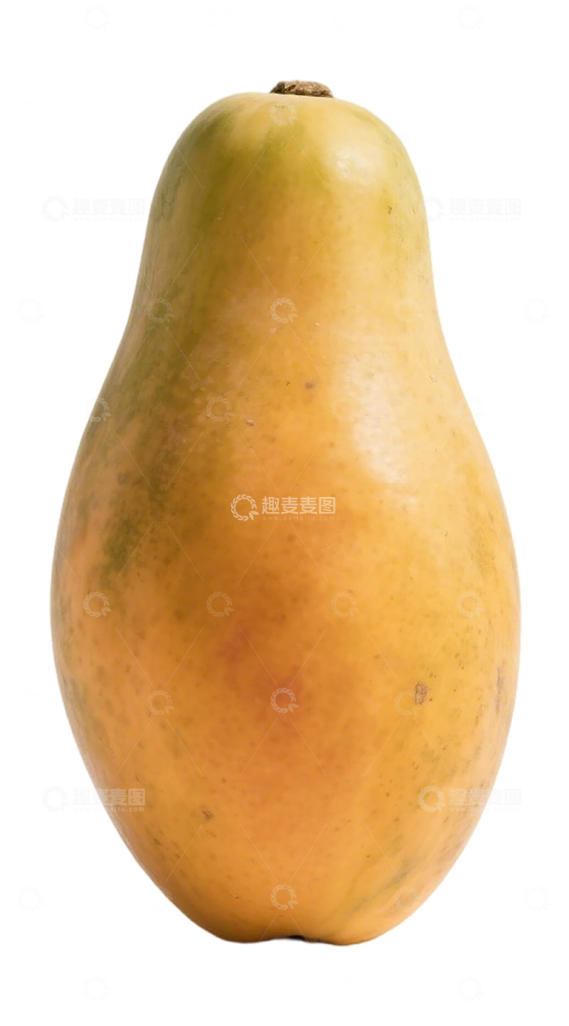 高清大图下载【趣麦麦图】新鲜木瓜果实特写摄影图片