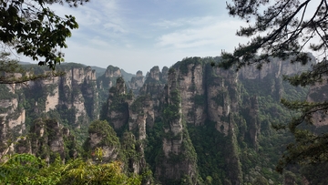 张家界奇峰峻岭风光