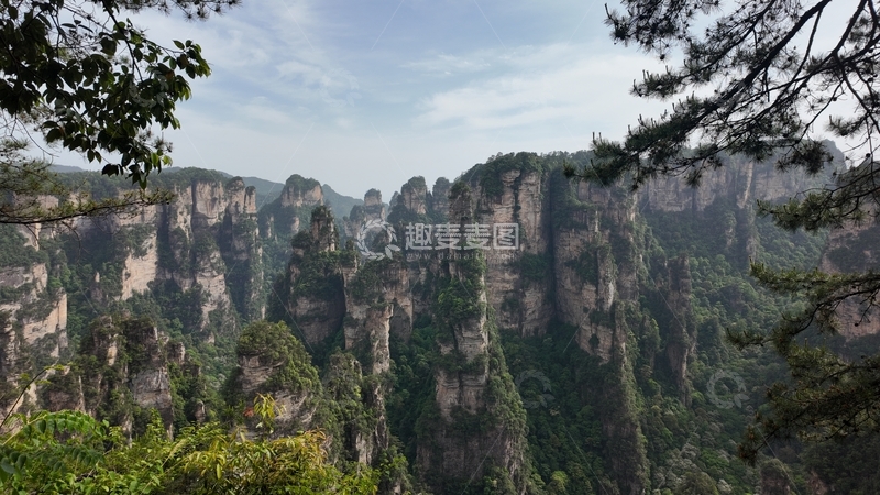 高清大图下载【趣麦麦图】张家界奇峰峻岭风光