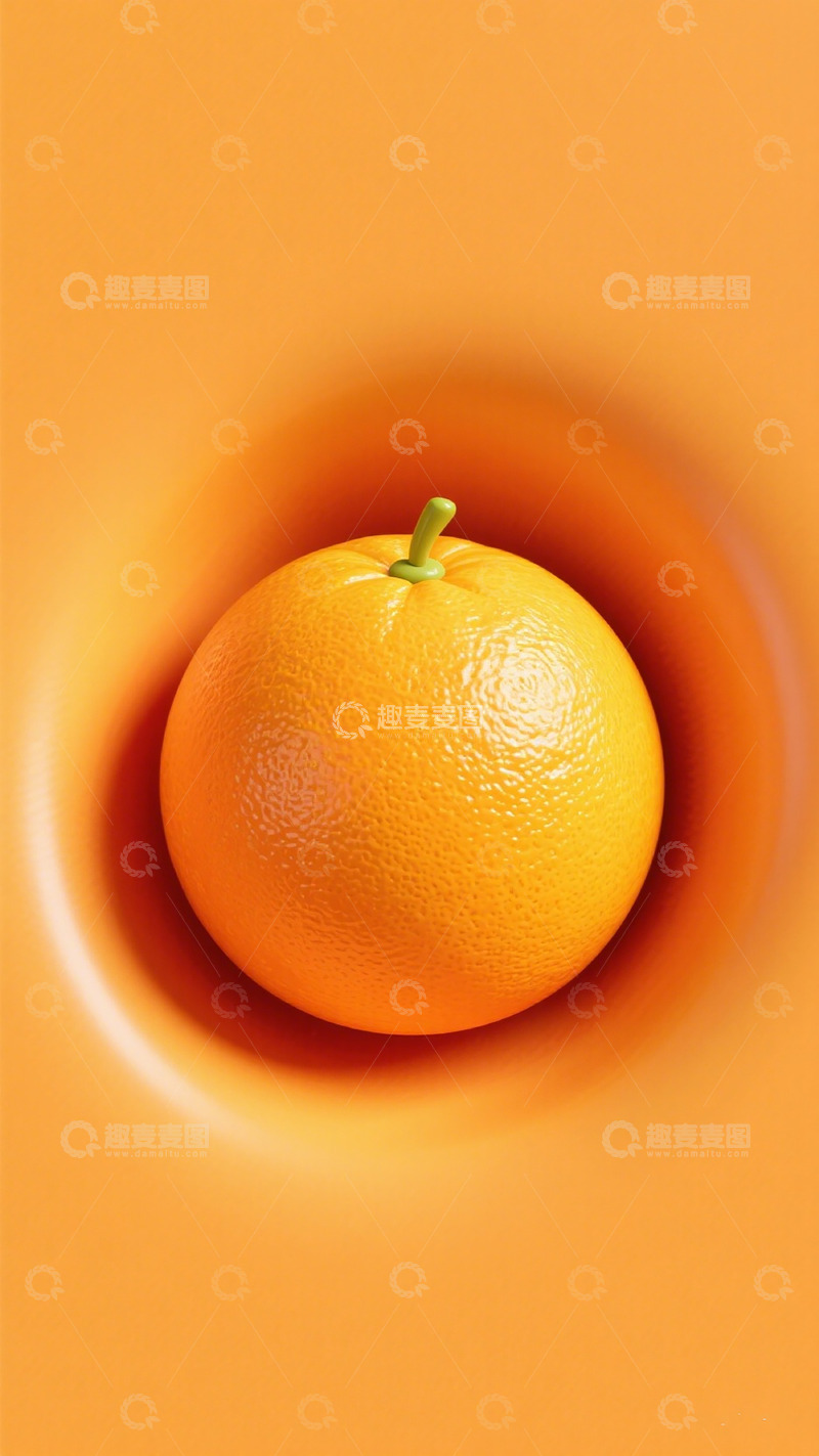 高清大图下载【趣麦麦图】橙色橙子创意摄影