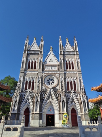 哥特教堂建筑风光