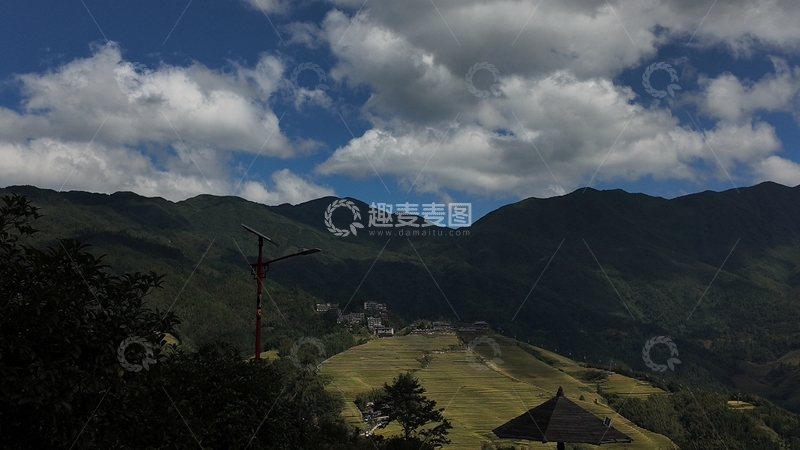 高清大图下载【趣麦麦图】山村风光山水田园