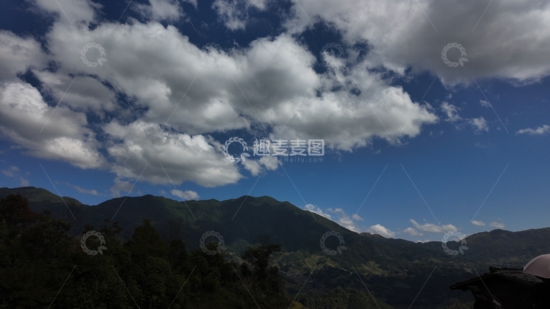 高清大图下载【趣麦麦图】山间云影风光摄影