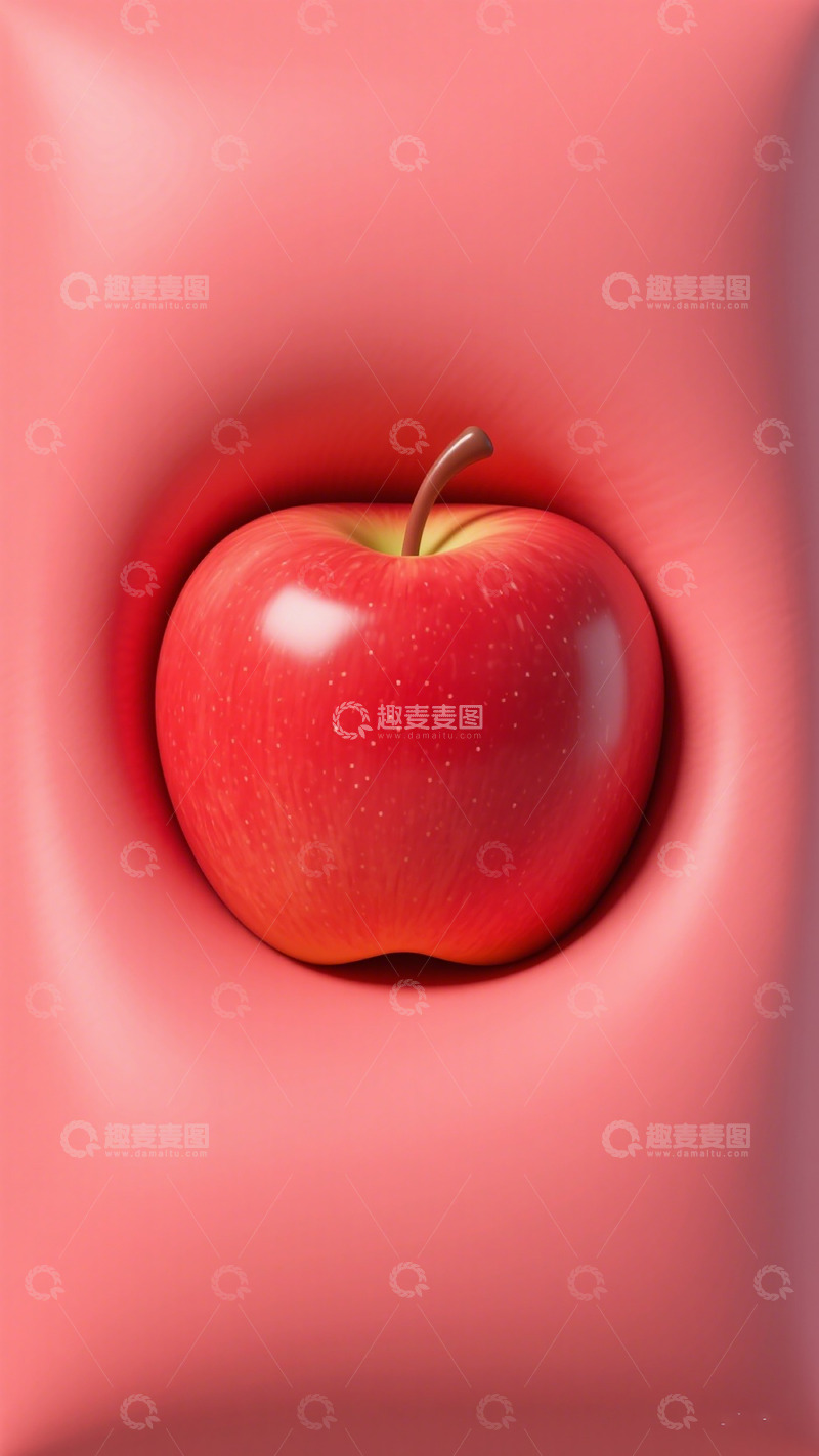 高清大图下载【趣麦麦图】红色苹果特写摄影素材