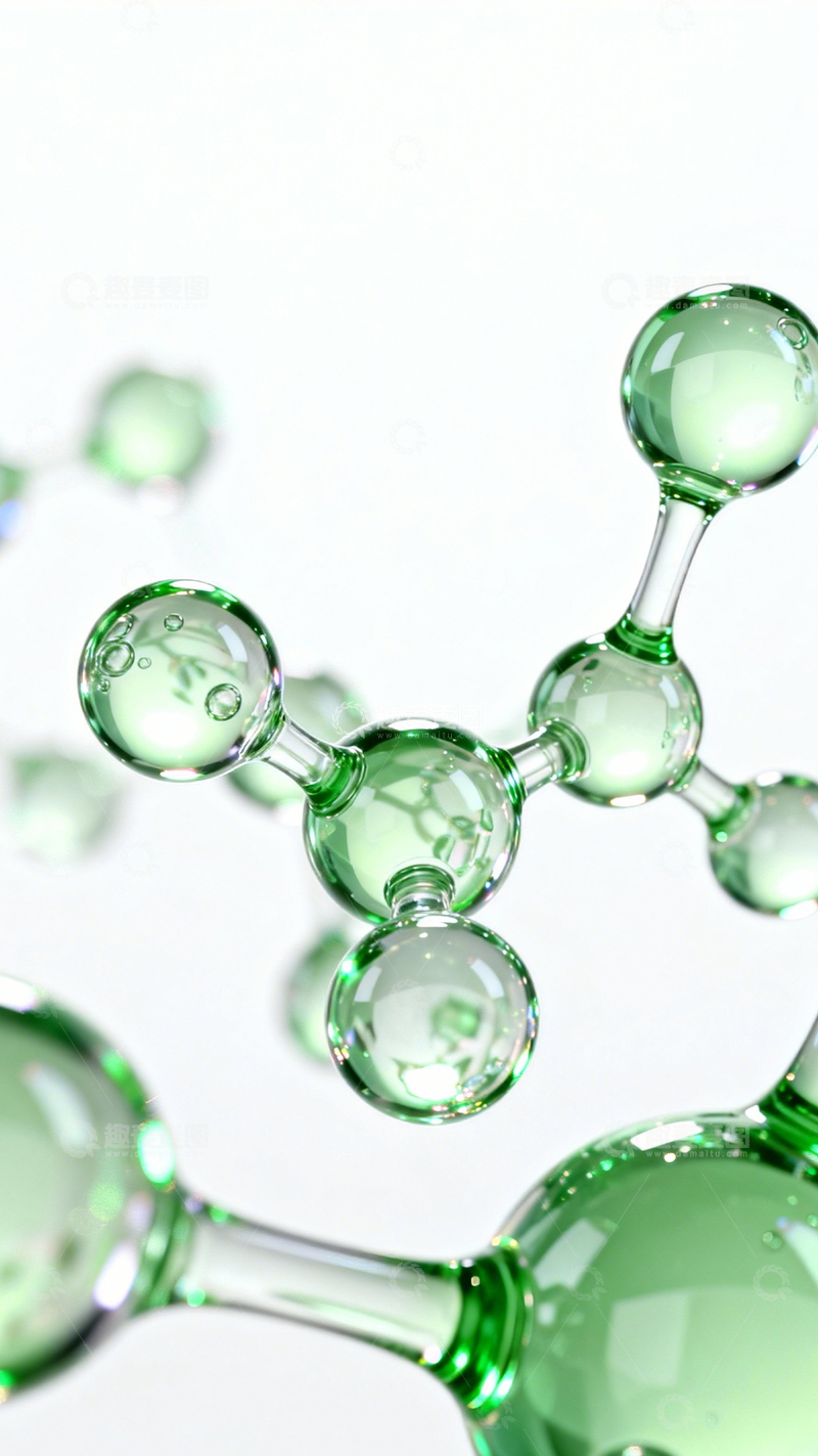 高清大图下载【趣麦麦图】绿质分子高级科技1